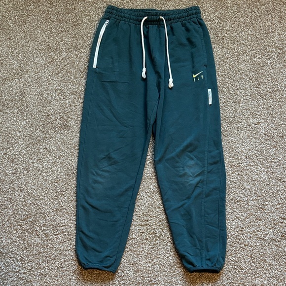 Nike Dark Teal Joggers with Drawstring - Picture 1 of 9